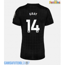 Camisa de time de futebol Tottenham Hotspur Archie Gray #14 Replicas 2º Equipamento Feminina 2025-26 Manga Curta